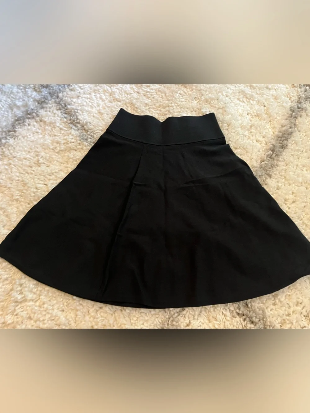 J. Crew Black Circle Skirt